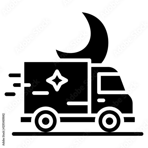 Overnight Delivery Vector Icon