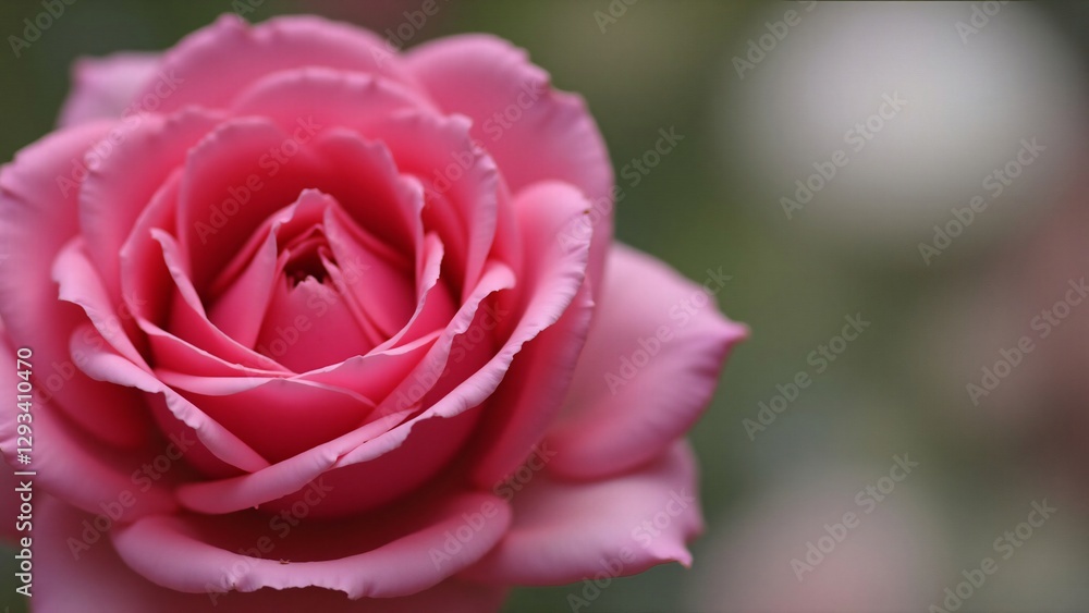 Close-up of a Delicate Pink Rose Blossom Close-up of a Delicate Pink Rose Blossom