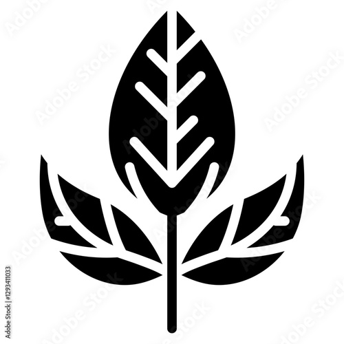 Sage Leaves Vector Icon