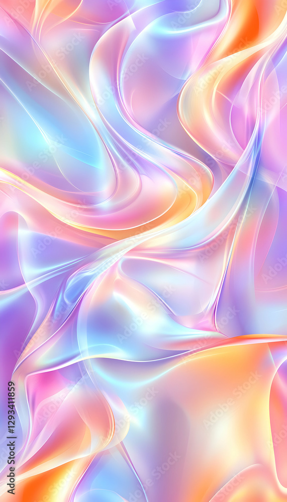 Obraz premium Abstract Flowing Colors Background for Design