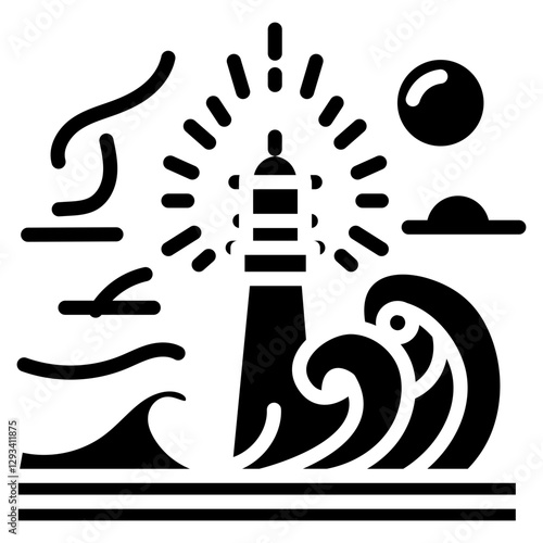 Storm Surge Vector Icon