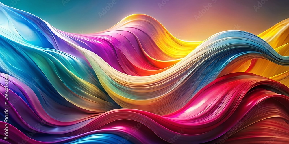 Vibrant Abstract Wave Background: Colorful Swirls & Fluid Design for Fashion Photography Vibrant Abstract Wave Background: Colorful Swirls & Fluid Design for Fashion Photography