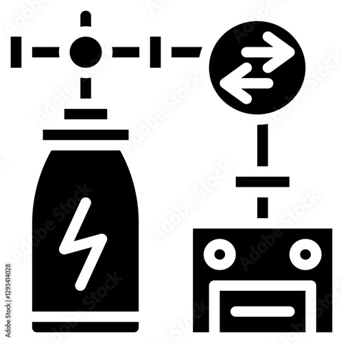 Compressed Air Energy Vector Icon
