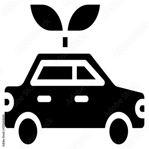 Green Carpool Vector Icon
