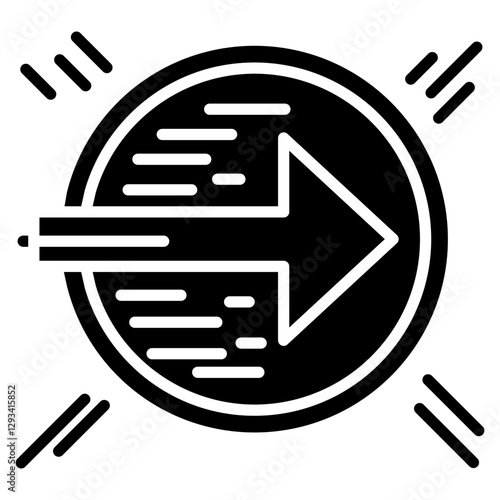 Speed Boost Vector Icon