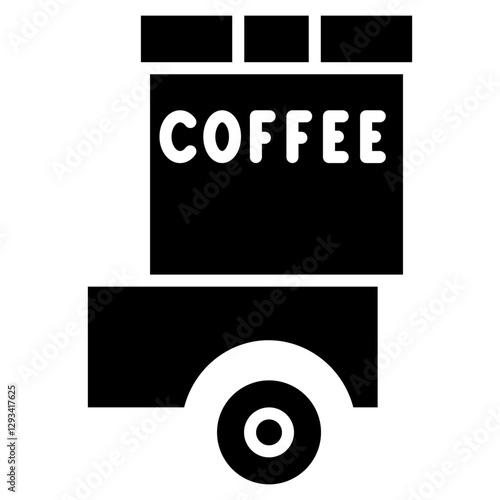 Coffee Delivery Vector Icon