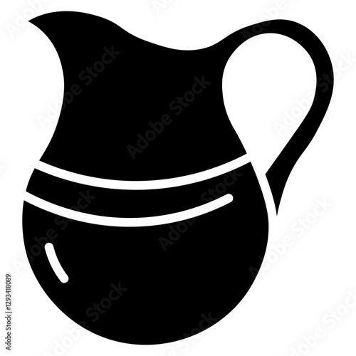 Creamer Pitcher Vector Icon