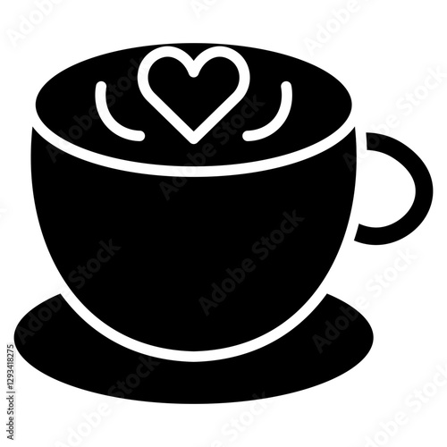 French Vanilla Latte Vector Icon