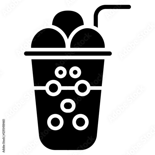 Nitro Coffee Vector Icon