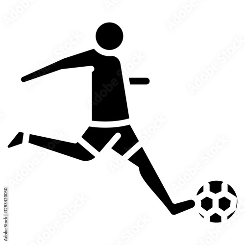 Soccer Corner Kick Vector Icon