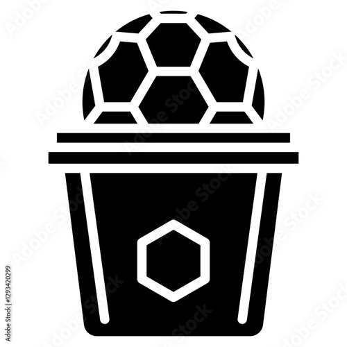 Soccer Fan Merchandise Vector Icon