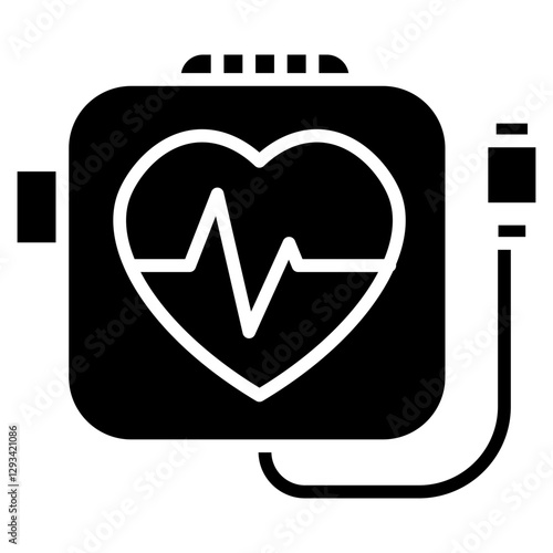Defibrillator Pad Vector Icon