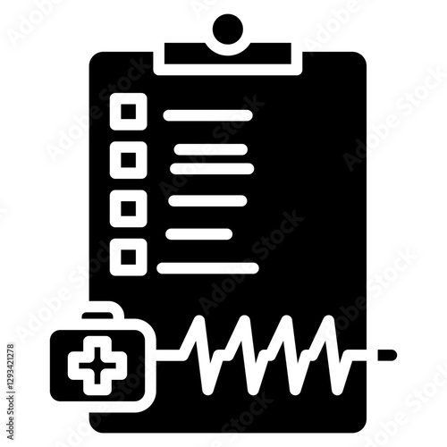 Medical Chart Vector Icon