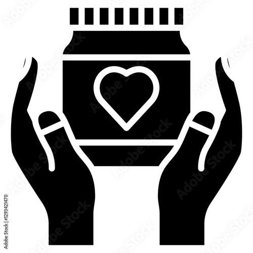 Nutritional Supplement Vector Icon