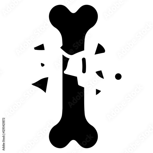 Bone Fracture Vector Icon