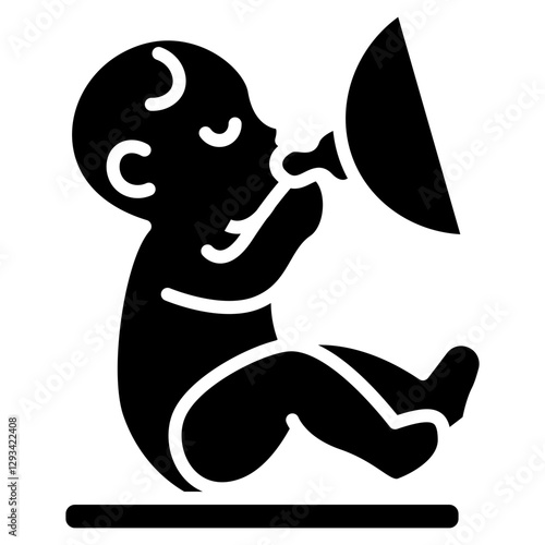 Lactation Vector Icon