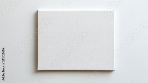 White Square Canvas: Blank Art Board Mockup 