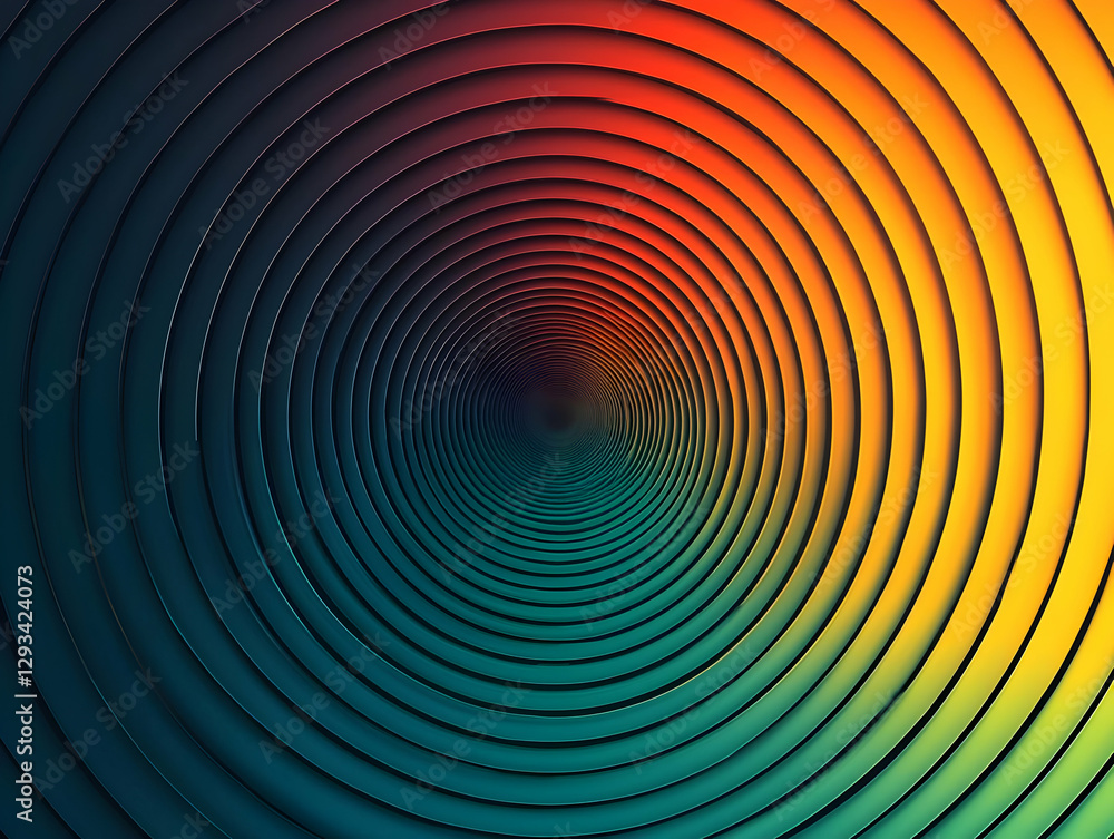 Abstract 3D Circular Gradient Background Abstract 3D Circular Gradient Background