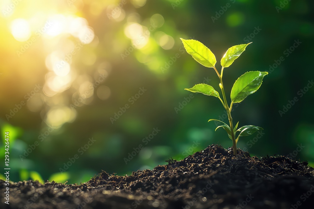 A soft-focus background featuring a glowing sapling in moist earth, emphasizing the importance of carbon capture and environmental preservation. A soft-focus background featuring a glowing sapling in moist earth, emphasizing the importance of carbon capture and environmental preservation.