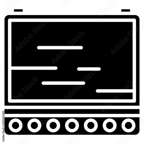 Green Screen Setup Vector Icon