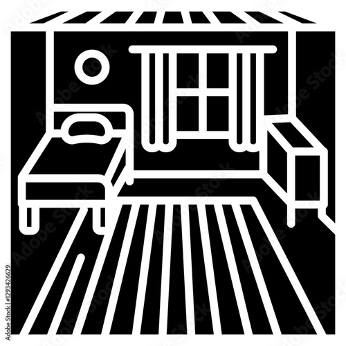 Green Room Vector Icon