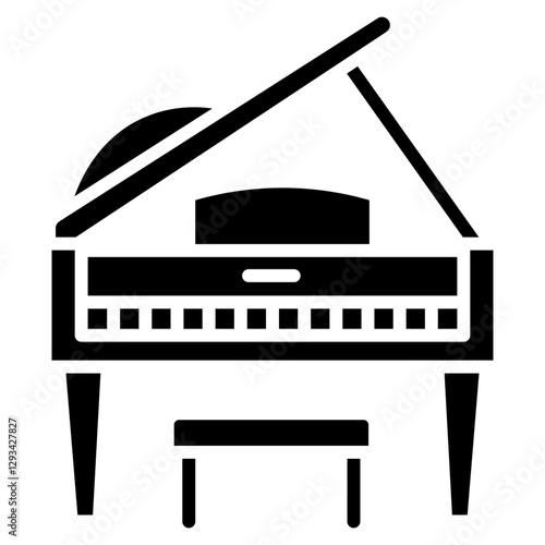 Music Instrument Store Vector Icon