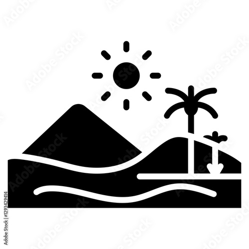 Desert Vector Icon