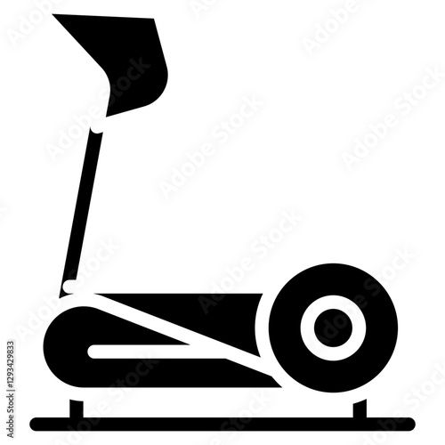 Elliptical Machine Vector Icon
