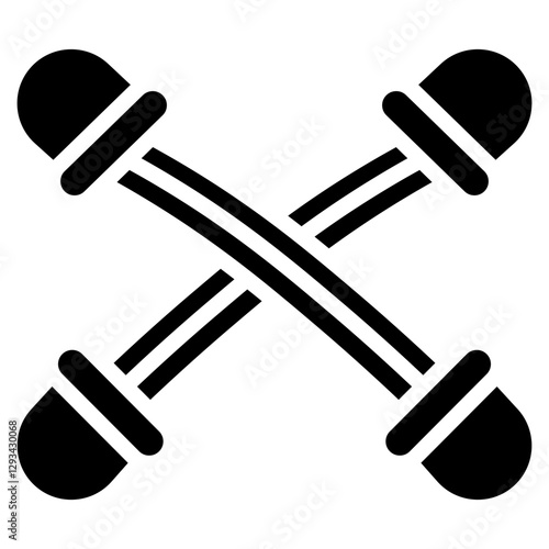 Resistance Band Vector Icon