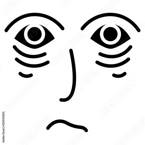 Face with Rolling Eyes Vector Icon