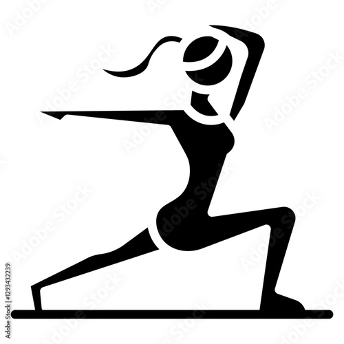 Dynamic Stretching Vector Icon