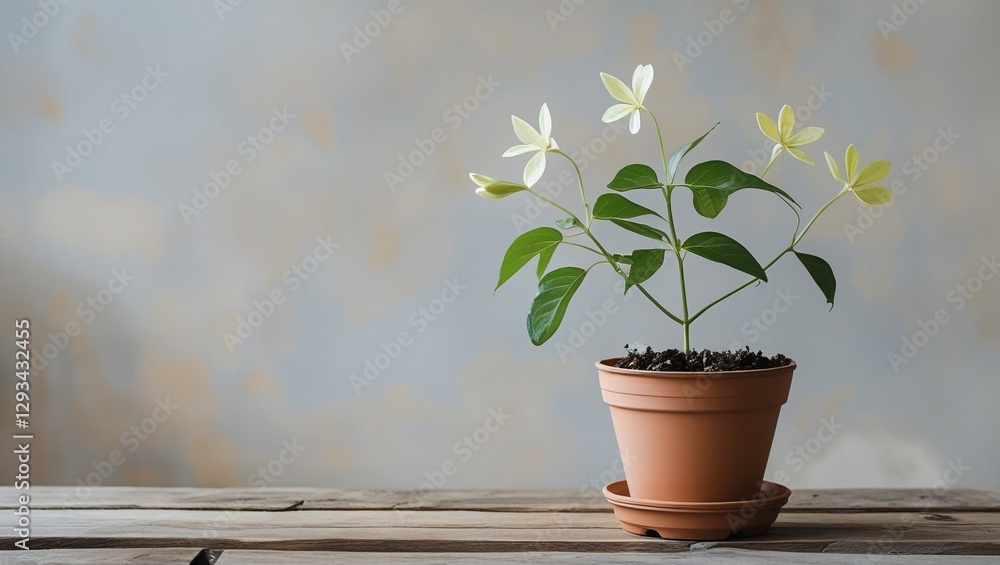 Potted Yellow Flower Potted Yellow Flower
