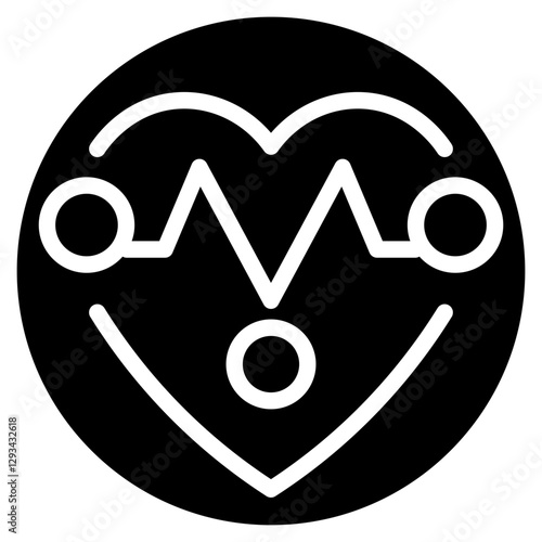 Heart Rate Zone Vector Icon