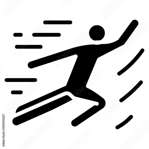 High Impact Exercise Vector Icon