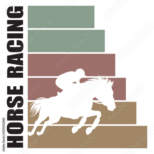 Horse Racing t-shirt design vector, horse rider illustration, Equestrian Quotes Design