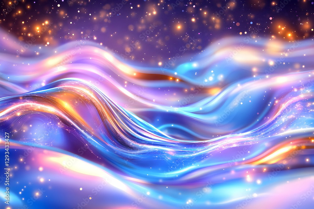 Abstract vibrant flowing waves, colorful background Abstract vibrant flowing waves, colorful background