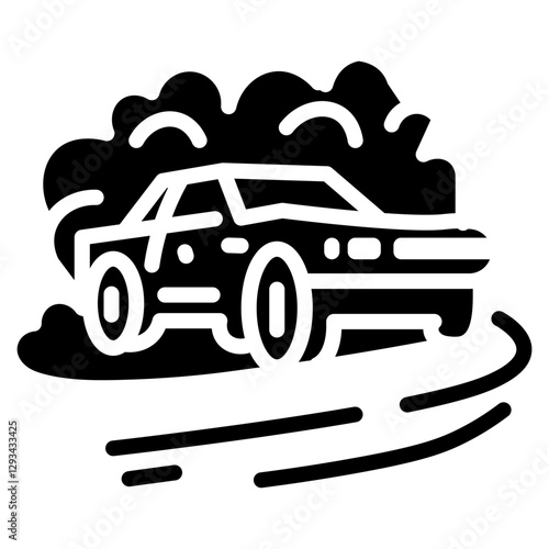 Drift Angle Vector Icon