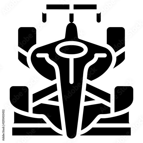 Formula Car Vector Icon