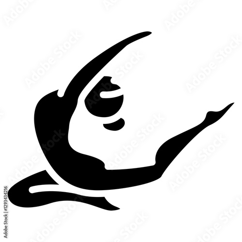 Artistic Gymnastics Vector Icon