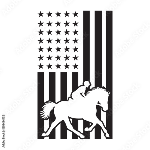 Horse Racing Tee shirt design vector, horse rider illustration, Equestrian clipart design sublimation
