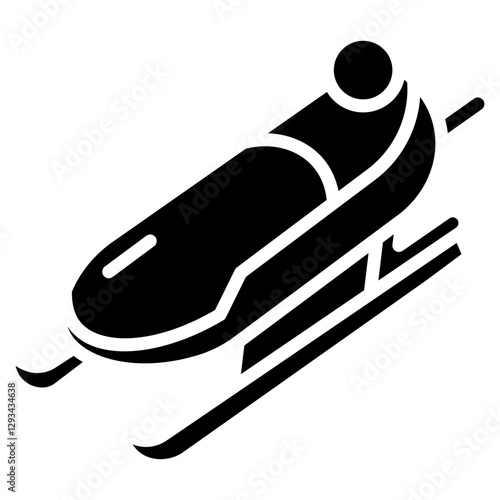 Luge Vector Icon