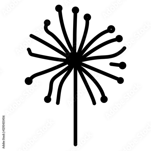 Dandelion Vector Icon