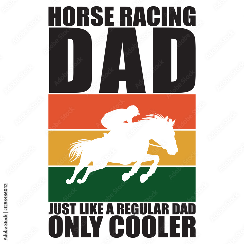 Obraz premium Horse Racing t-shirt design vector, horse rider illustration, Equestrian clipart design 