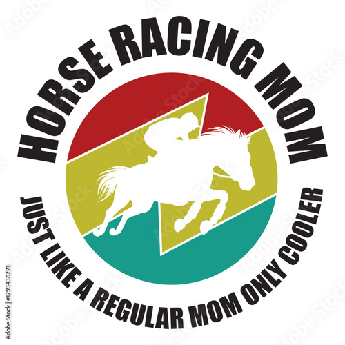 Horse Racing t-shirt design vector, horse rider illustration, Equestrian clipart design
