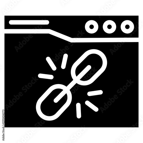 Link Building Vector Icon