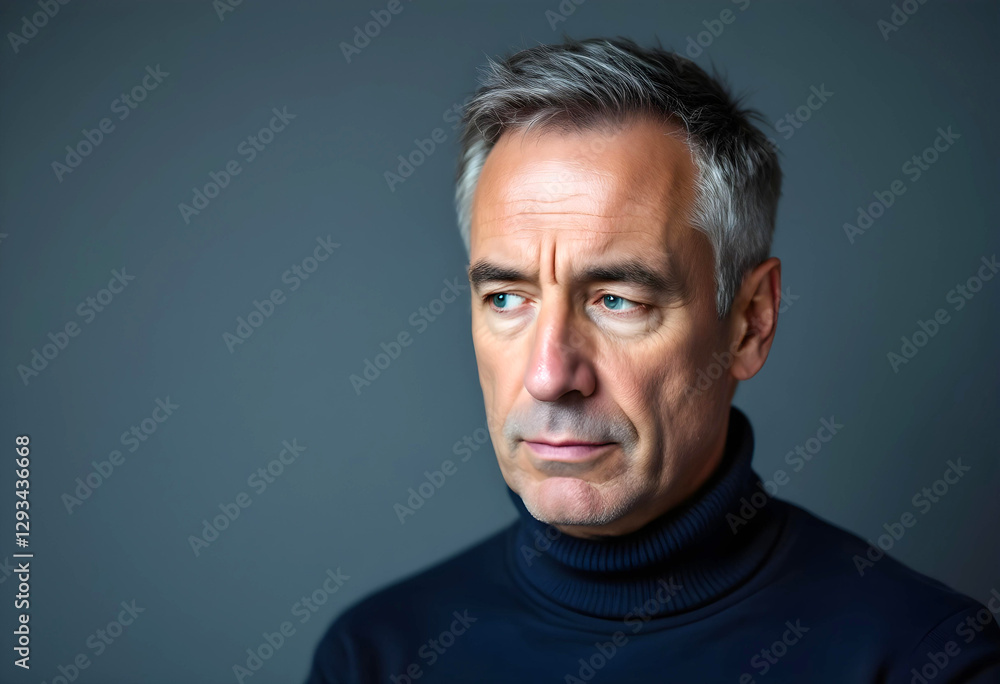 Striking Portrait of an old man with Intense Eyes and Strong Jawline Striking Portrait of an old man with Intense Eyes and Strong Jawline