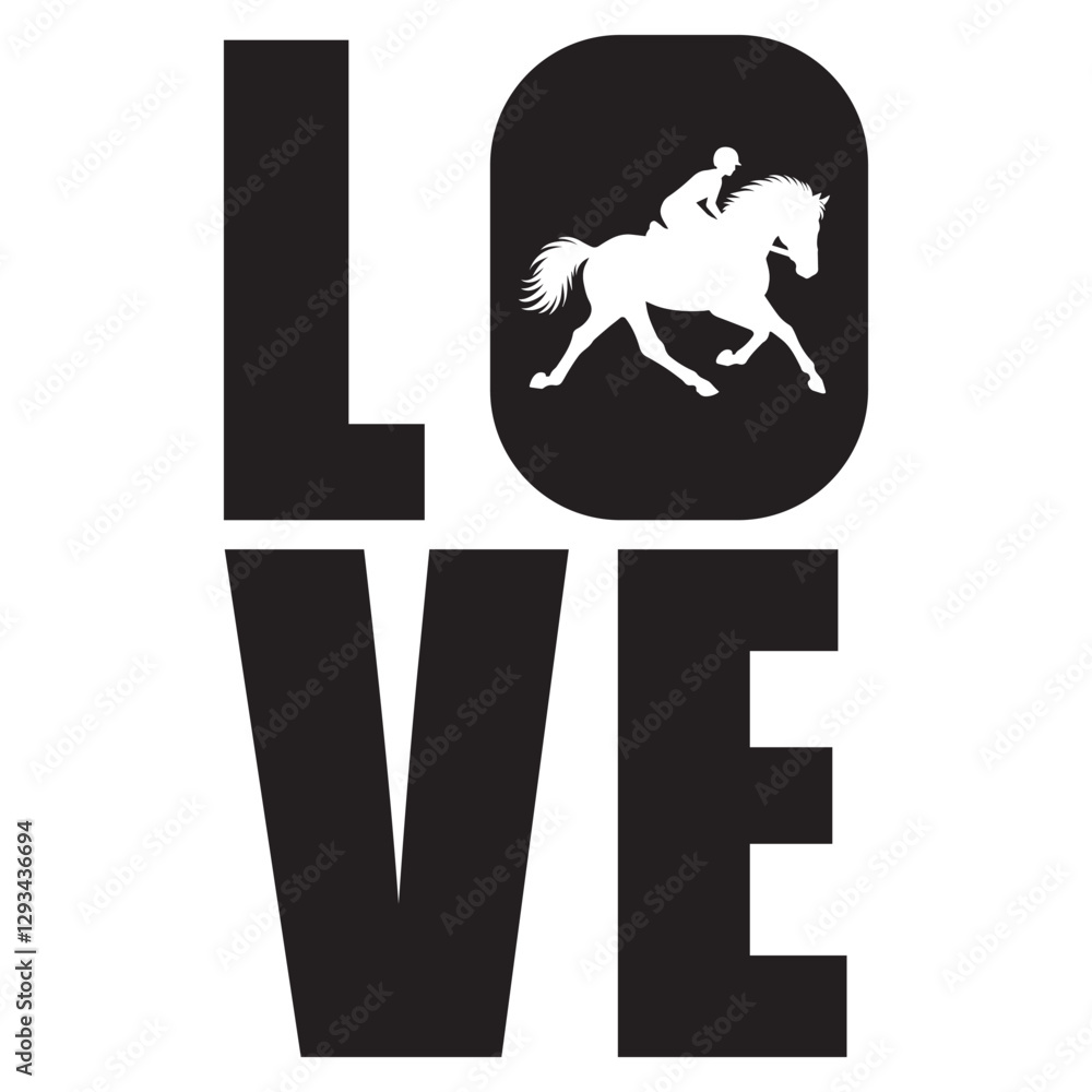 Horse Racing t-shirt design vector, horse rider illustration, Equestrian clipart design
