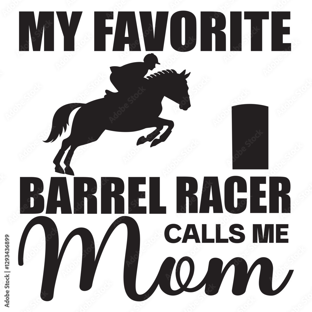 Obraz premium Horse Racing t-shirt design vector, horse rider illustration, Equestrian clipart design 