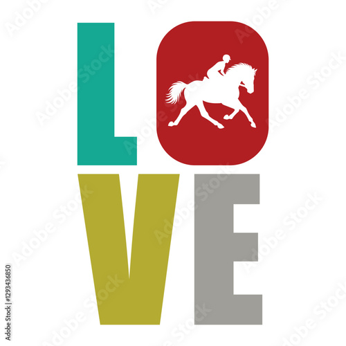 Horse Racing t-shirt design vector, horse rider illustration, Equestrian clipart design
