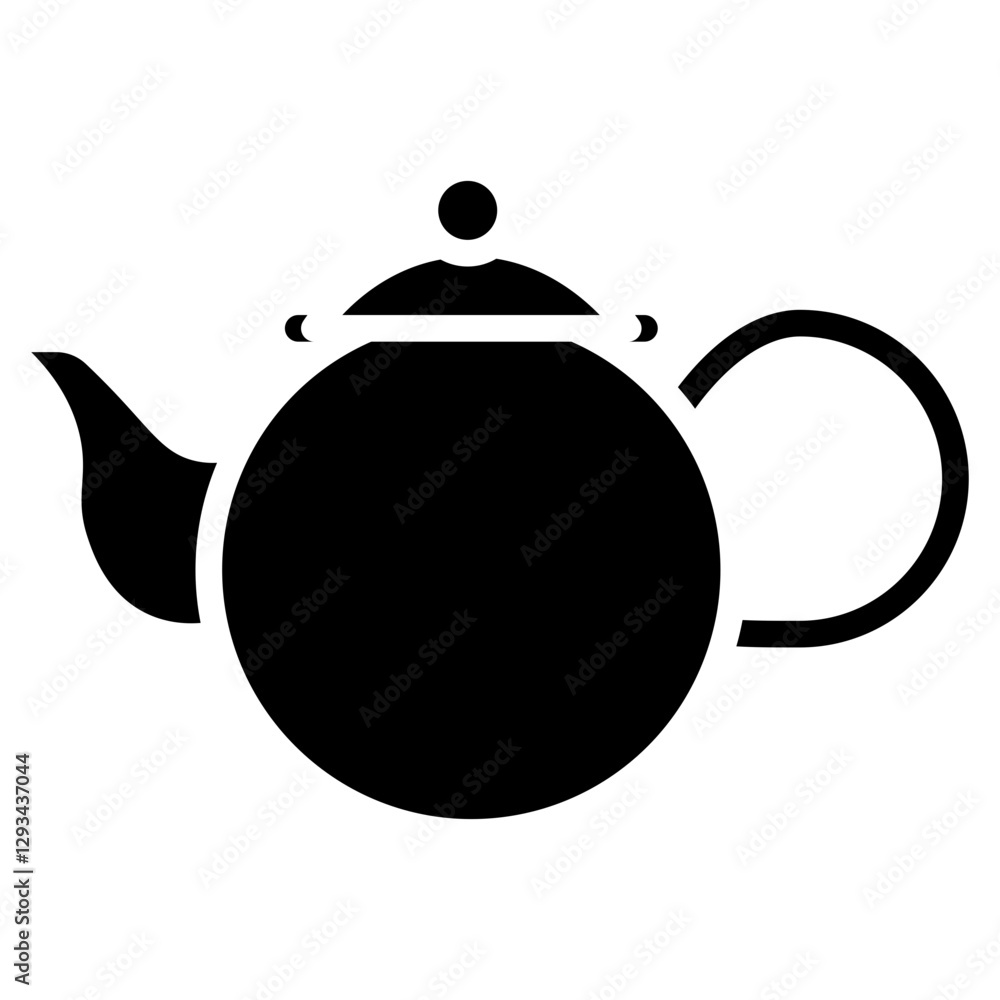 Obraz premium Tea Pot Vector Icon